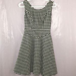 Houndstooth Skater Dress